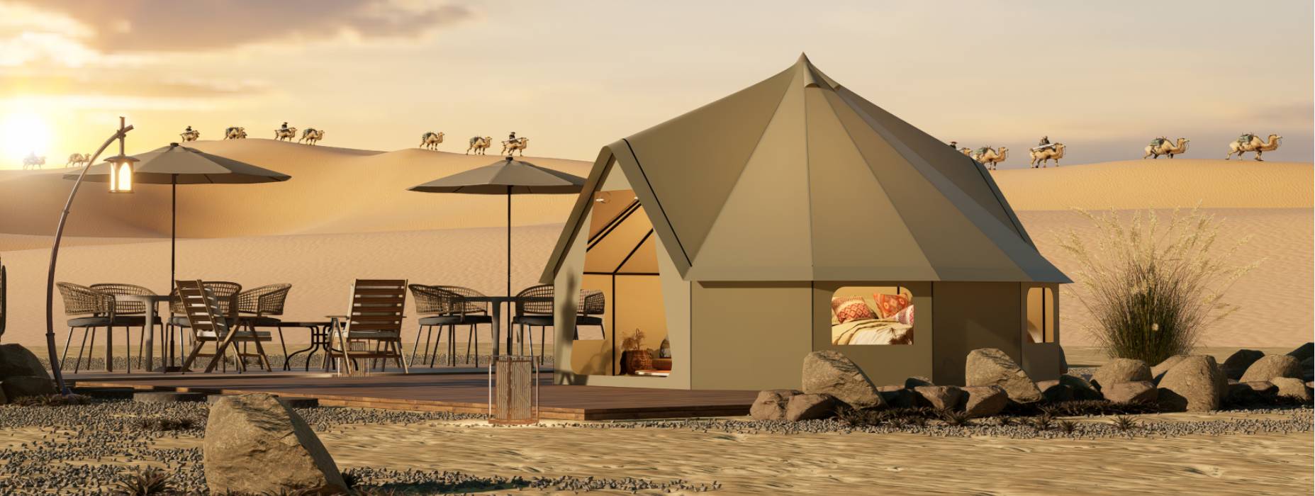 金山区露营酒店帐篷产品